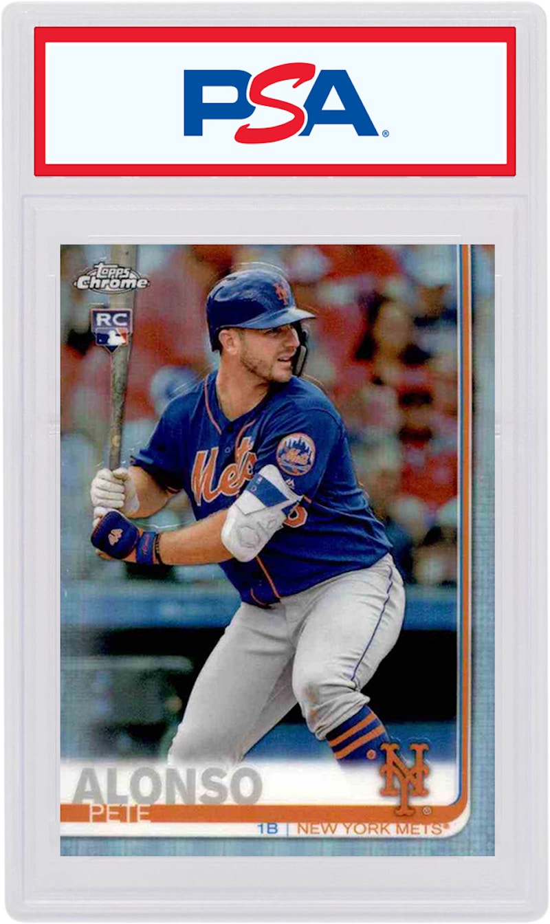 Pete Alonso 2019 Topps Chrome Rookie Refractor #204 (PSA or BGS Graded)