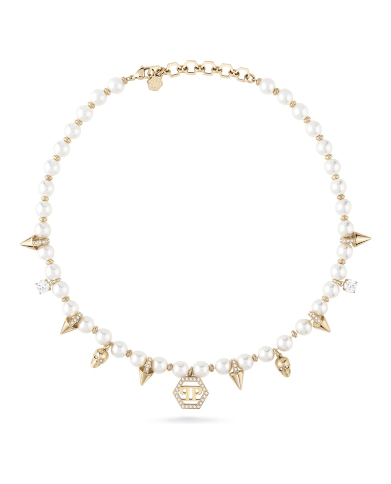 Philipp Plein Rhapsody Crystal Necklace Gold