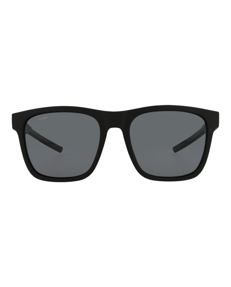 Philipp Plein Square-Frame Injection Sunglasses Black Black Smoke (SSP010-56-U28P)