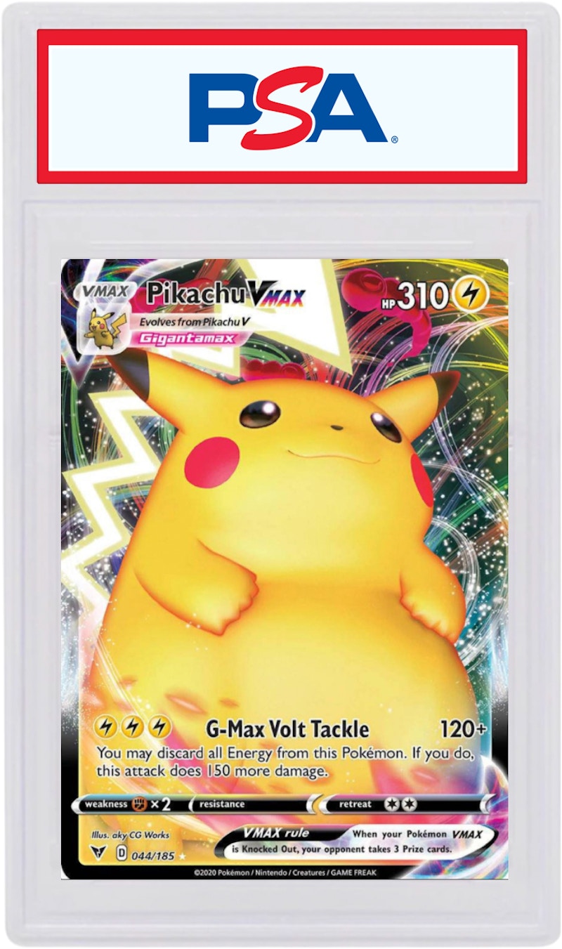 Pikachu VMAX-Full Art 2020 Pokemon TCG Sword & Shield Vivid Voltage #44/185 (PSA or BGS Graded)