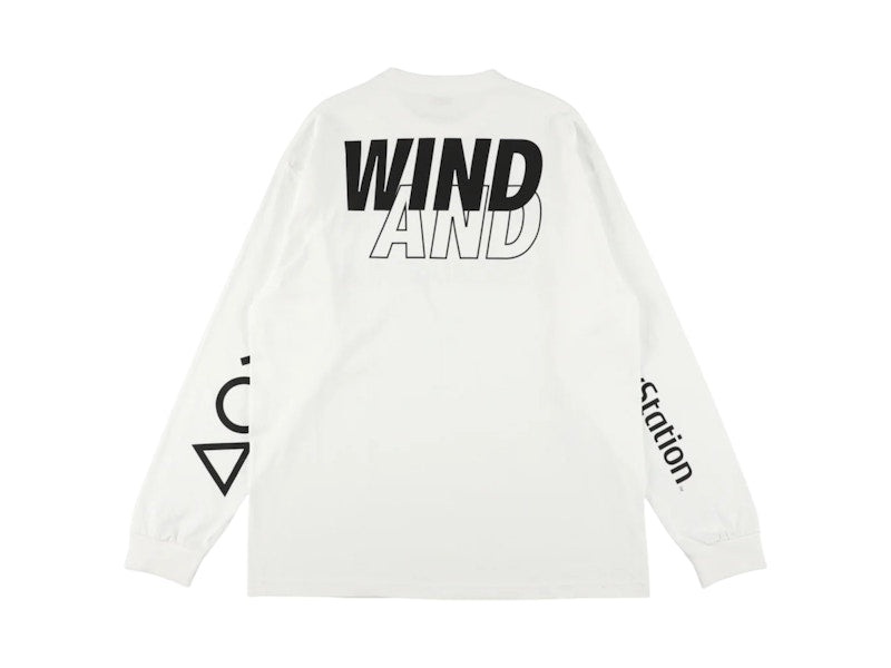 Playstation x Wind and Sea LS Tee White