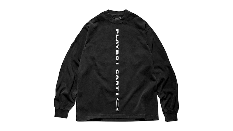 Playboi Carti Iam Swamp Tire L/S Tee Black