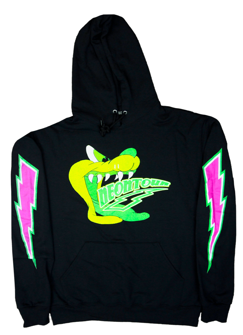 Playboi Carti Neon Tour Demon Hoodie Black
