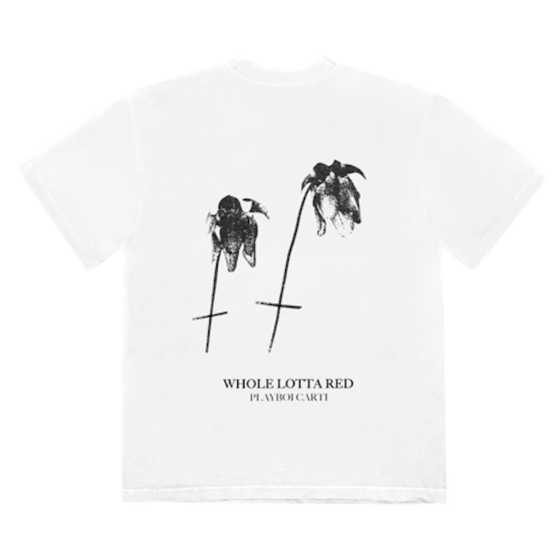 Playboi Carti New Maps Of Hell Poppy Tee White