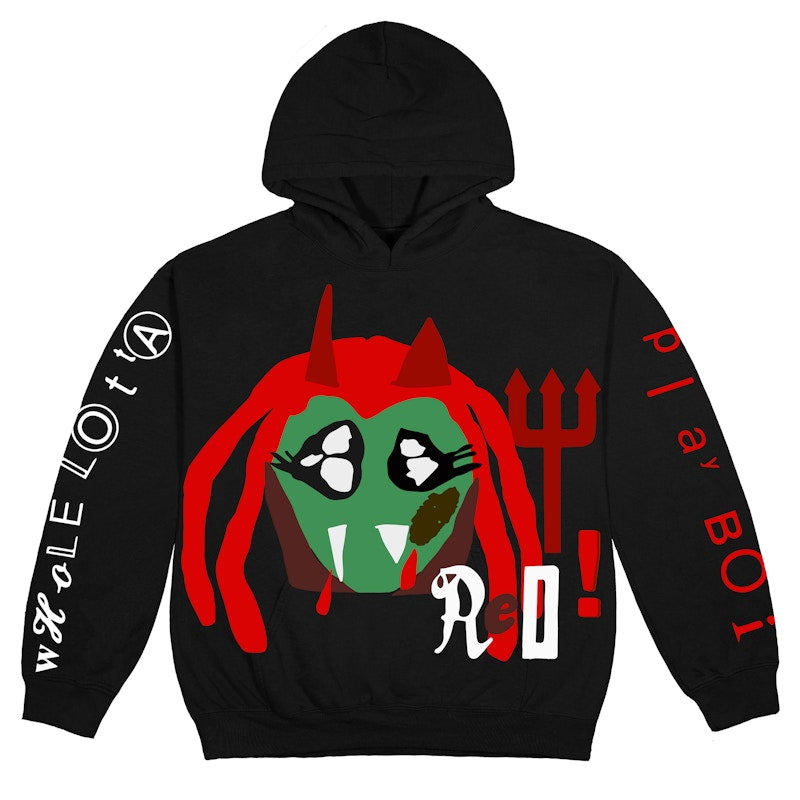 Playboi Carti x CPFM 4 WLR King Vamp Hoodie Black