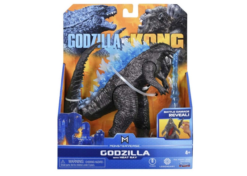 Playmates Toys Godzilla vs. Kong Monsterverse Godzilla With Heat Ray Action Figure Black