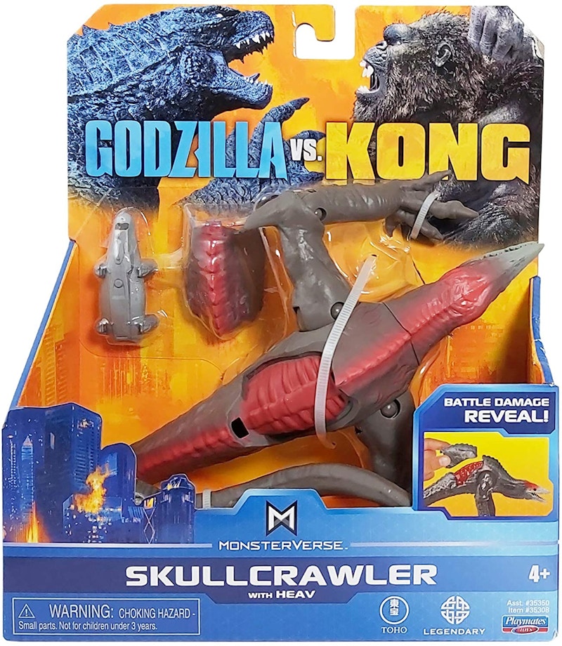 Playmates Toys Godzilla vs. Kong Monsterverse Skullcrawler With Heav Action Figure