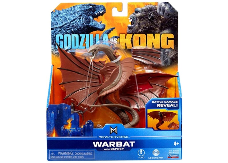 Playmates Toys Godzilla vs. Kong Monsterverse Warbat Action Figure