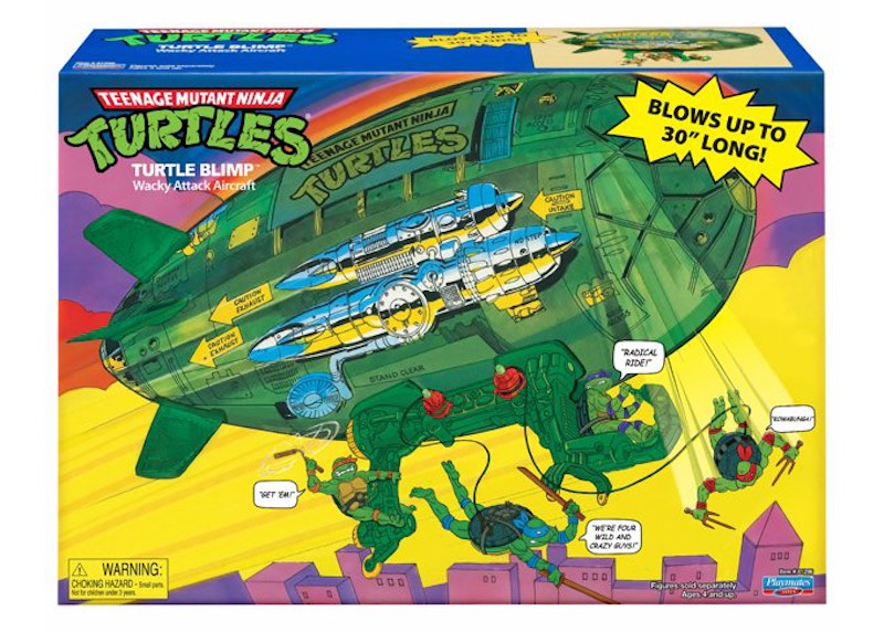 Playmates Toys Teenage Mutant Ninja Turtles Classic Turtle Blimp Action Figure Green