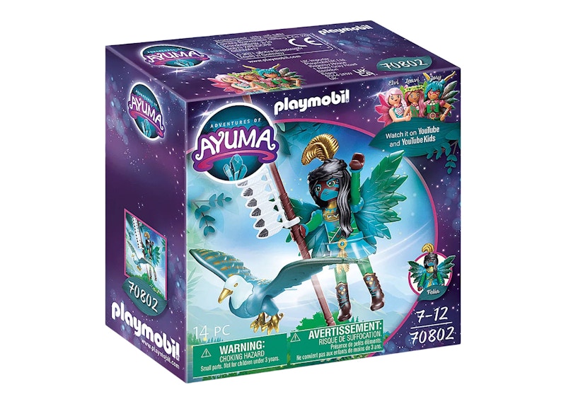 Playmobil Adventures of Ayuma Knight Fairy with Soul Animal Set 70802
