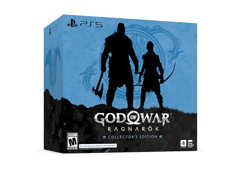 Playstation God of War Ragnarök Collector's Edition Video Game Bundle