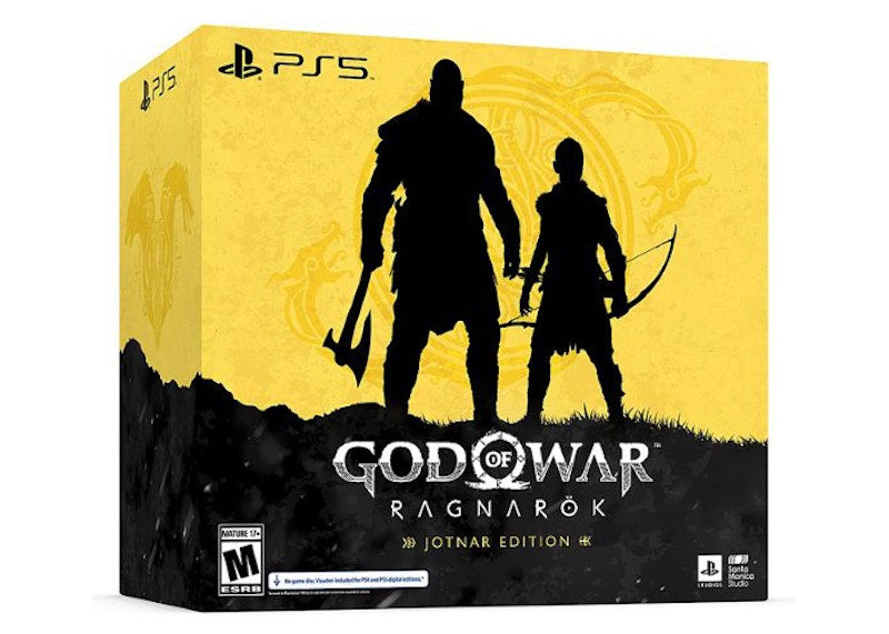 Playstation God of War Ragnarök Jötnar Edition Video Game Bundle