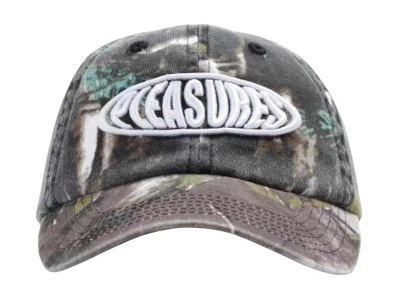 Pleasures Bubble Logo Polo Cap Camo