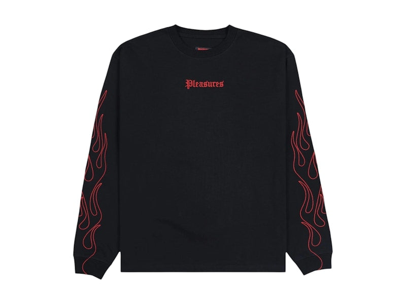 Pleasures Fiery Heavyweight L/S T-Shirt Black