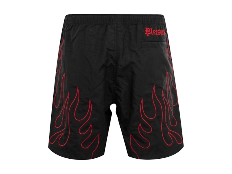 Pleasures Fiery Running Shorts Black