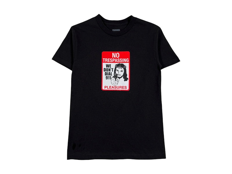 Pleasures Trespass T-Shirt Black