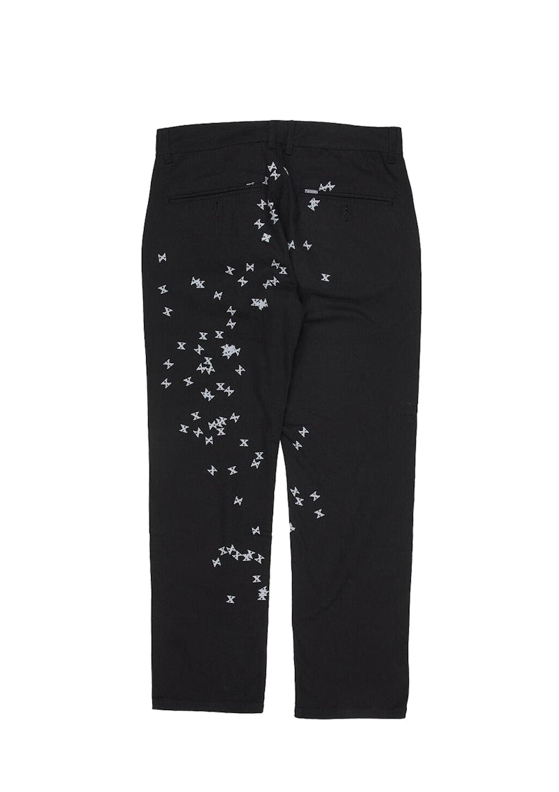 Pleasures Vomit Pants Black