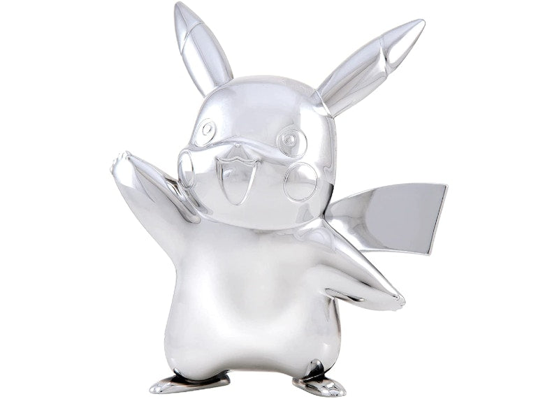 Pokemon 25th Anniversary Pikachu 3 Inch Figure #2 Silver