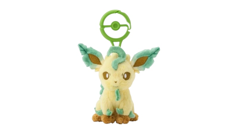 Pokemon Center Leafeon Keychain Plush