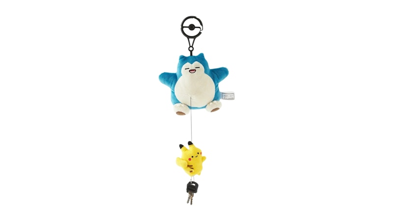 Pokemon Center Pikachu Snorlax Escape Key Holder Plush