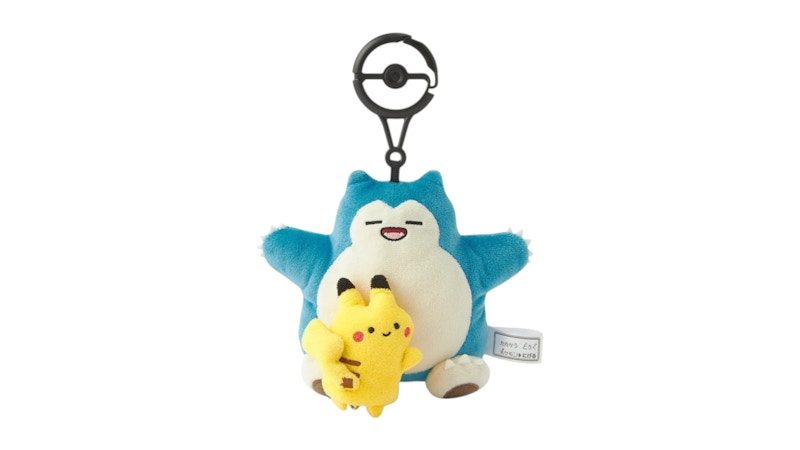 Pokemon Center Pikachu Snorlax Escape Key Holder Plush