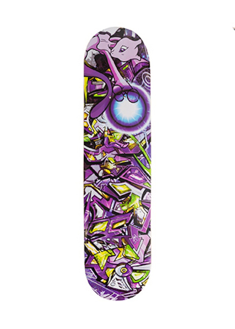 Pokemon Center SHIBUYA Graffiti Art Mewtwo Skate Deck
