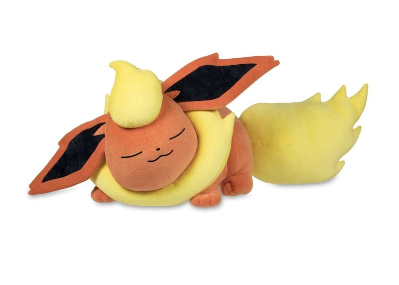 Pokemon Center Sleeping Flareon Poké Plush 15.5 IN