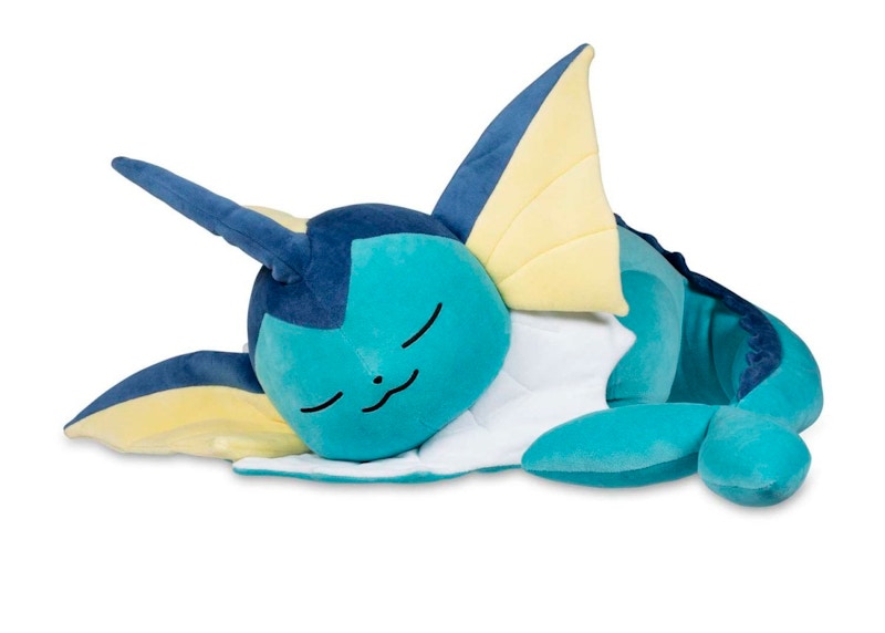 Pokemon Center Sleeping Vaporeon Poké Plush 21 IN
