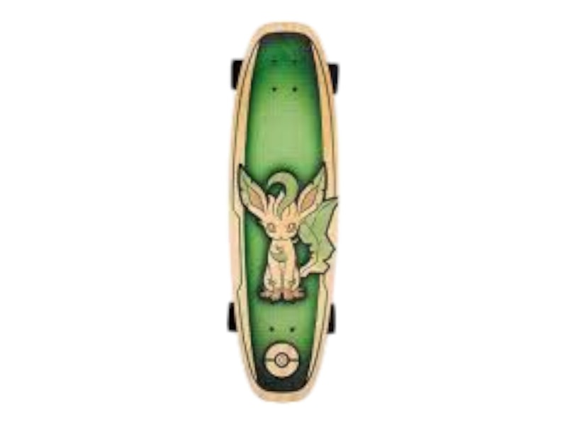 Pokemon Center x Bear Walker Leafeon Skateboard Deck