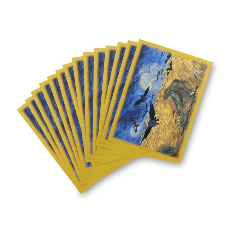 Pokemon Center x Van Gogh Museum: Corviknight Inspired by Wheatfield with Crows 65 Card Sleeves