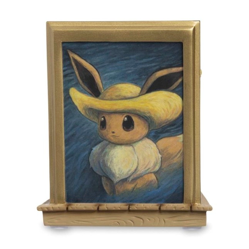 Pokemon Center x Van Gogh Museum: Eevee Inspired by Self-Portrait with Straw Hat Figure