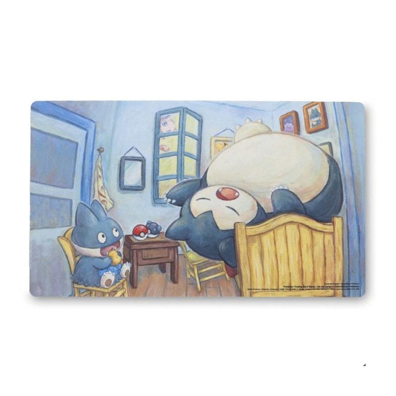 Pokemon Center x Van Gogh Museum: Munchlax & Snorlax Inspired by The Bedroom Playmat