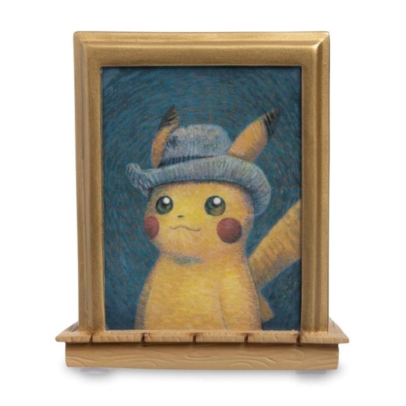 Pokemon Center x Van Gogh Museum: Pikachu Inspired by Self-Portrait with Grey Felt Hat Figure