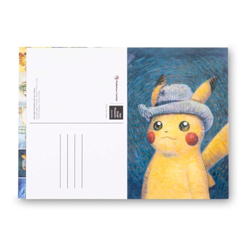 Pokemon Center x Van Gogh Museum: Pokemon Inspired by Paintings 12 Pack Postcards