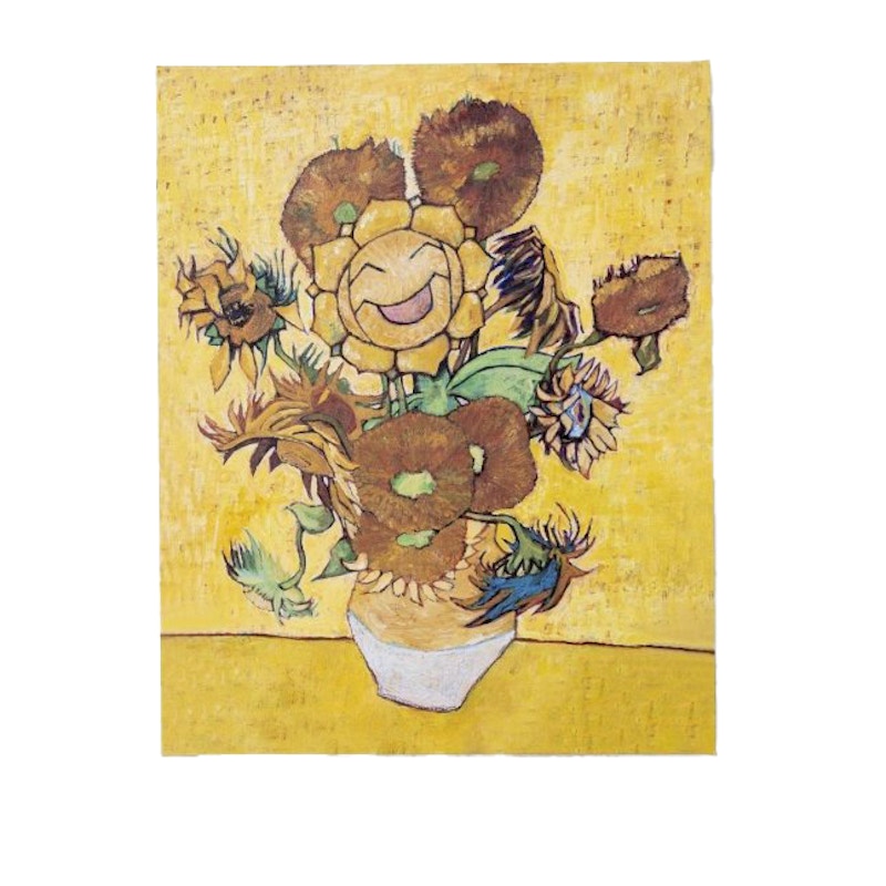 Pokemon Center x Van Gogh Museum: Sunflora Inspired by Sunflowers Canvas Wall Art