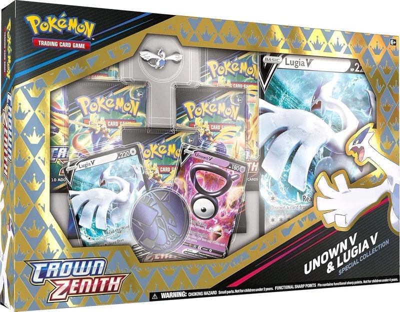 Pokèmon Crown Zenith Special Unown & Lugia Collection Box