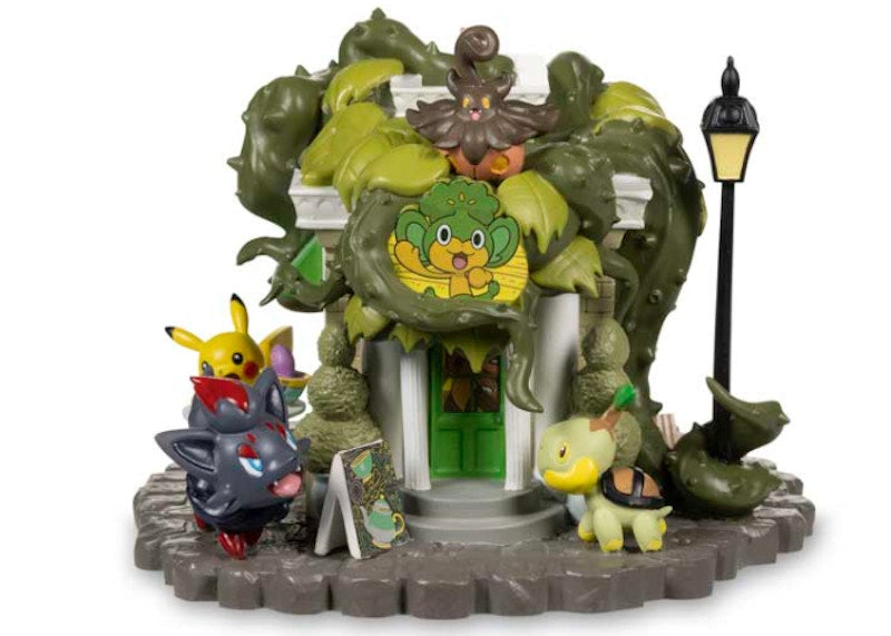 Pokemon Haunted Pokemon Village: Pansage Creeping Vines Tea Shop Figure