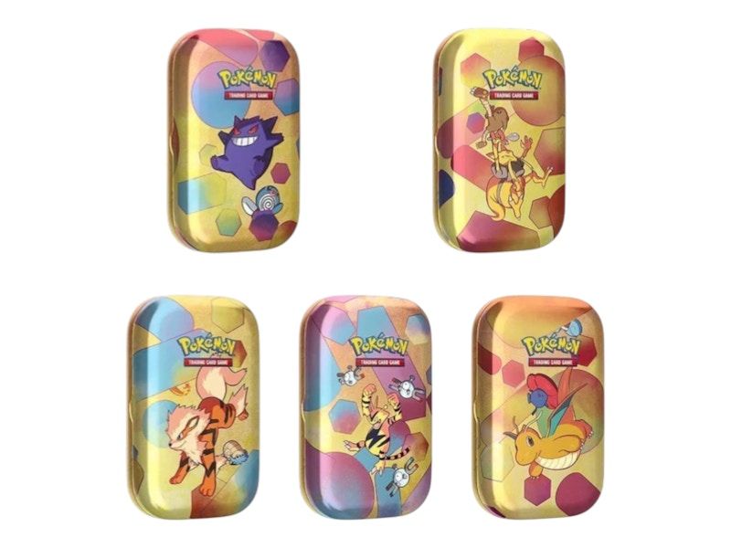 Pokémon Scarlet & Violet 151 Mini Tin 5x Lot (Tin Art May Vary)