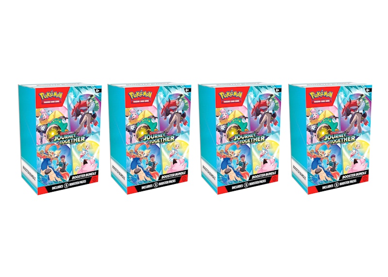 Pokémon Scarlet Violet Journey Together Booster Bundle 4x Lot