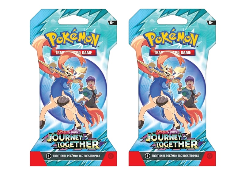Pokémon Scarlet & Violet Journey Together Booster Pack 2x Lot