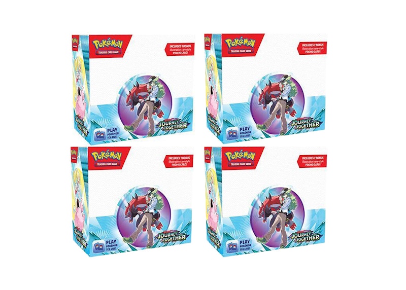 Pokémon Scarlet & Violet Journey Together SV09 Enhanced Booster Box 4x Lot