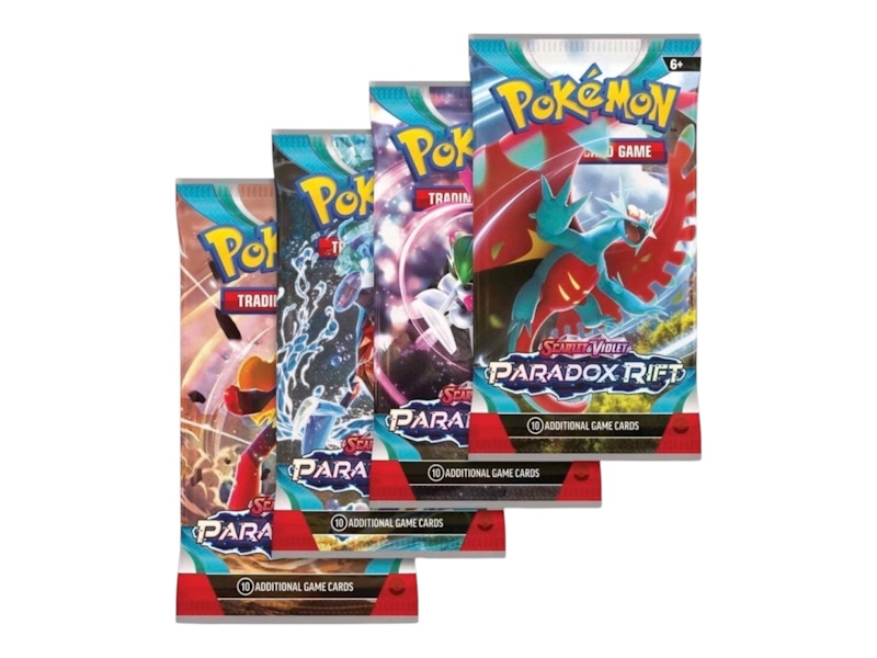 Pokémon Scarlet & Violet Paradox Rift Booster Pack 4x Lot (Artwork May Vary)