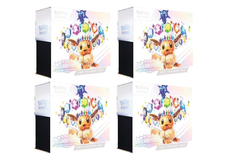 Pokémon Scarlet & Violet Prismatic Evolutions Elite Trainer Box 4x Lot (German)