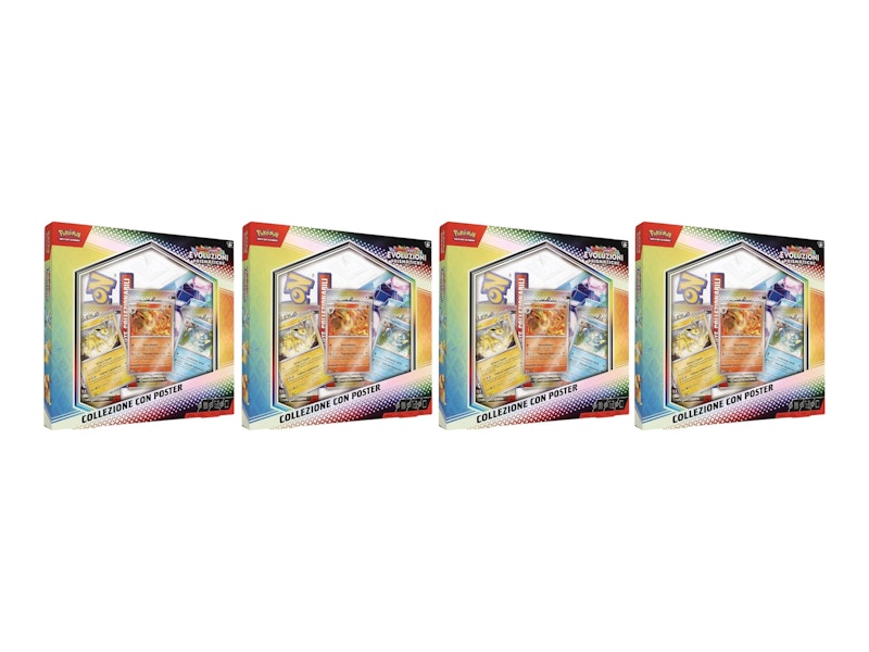 Pokémon Scarlet & Violet Prismatic Evolutions Expansion Poster Collection (Italian) 4x Lot