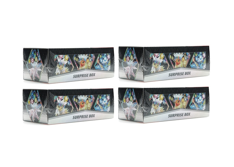 Pokémon Scarlet & Violet Prismatic Evolutions Surprise Box 4x Lot