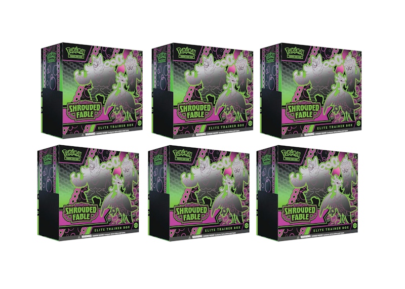 Pokémon Scarlet & Violet Shrouded Fable Elite Trainer Box 6x Lot