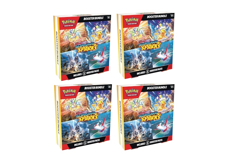 Pokémon Scarlet & Violet Surging Sparks Booster Bundle Box 4x Lot