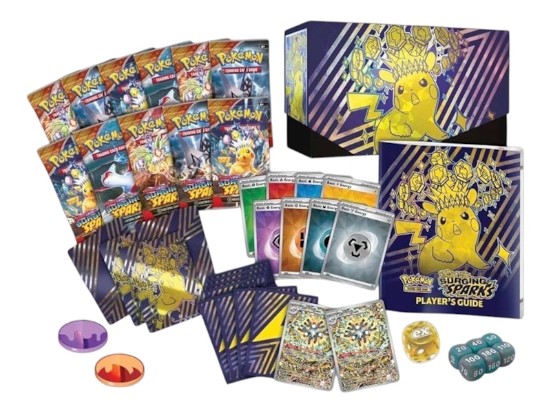 Pokémon Scarlet & Violet Surging Sparks Pokemon Center Elite Trainer Box 4x Lot