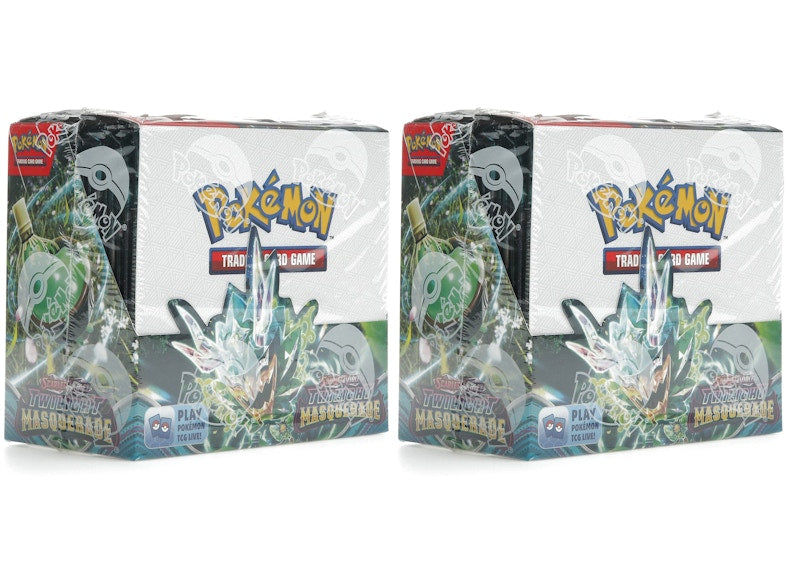 Pokémon Scarlet & Violet Twilight Masquerade Booster Box 2x Lot