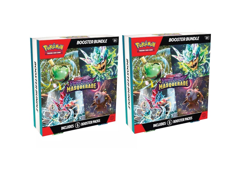 Pokémon Scarlet Violet Twilight Masquerade Booster Bundle 2x Lot